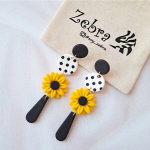 Aros Girasol Lunares
